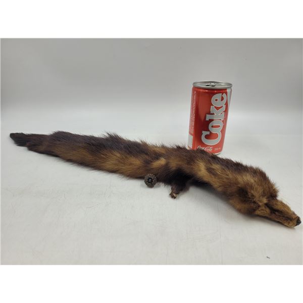 Vintage Marten Fur Collar Neck Wrap Clip
