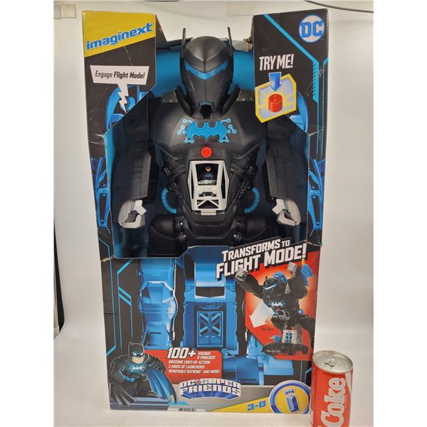 New Fisher-Price Imaginext DC Super Friends Bat-Tech Batbot Transforming 2-in-1 Batman Robot