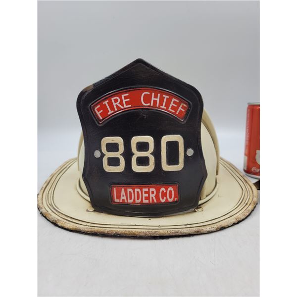 Vintage Replica Ladder Co. Fire Chief 880 Metal Fire Helmet