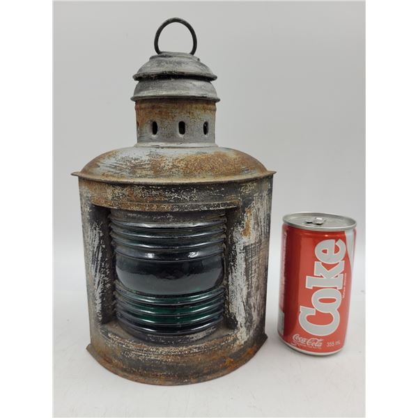 Antique Metal Ship Lantern