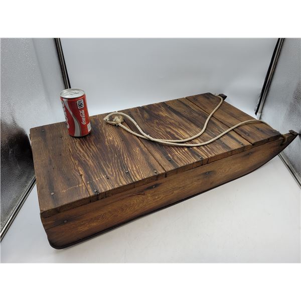 Antique Hand Crafted Wooden Sled