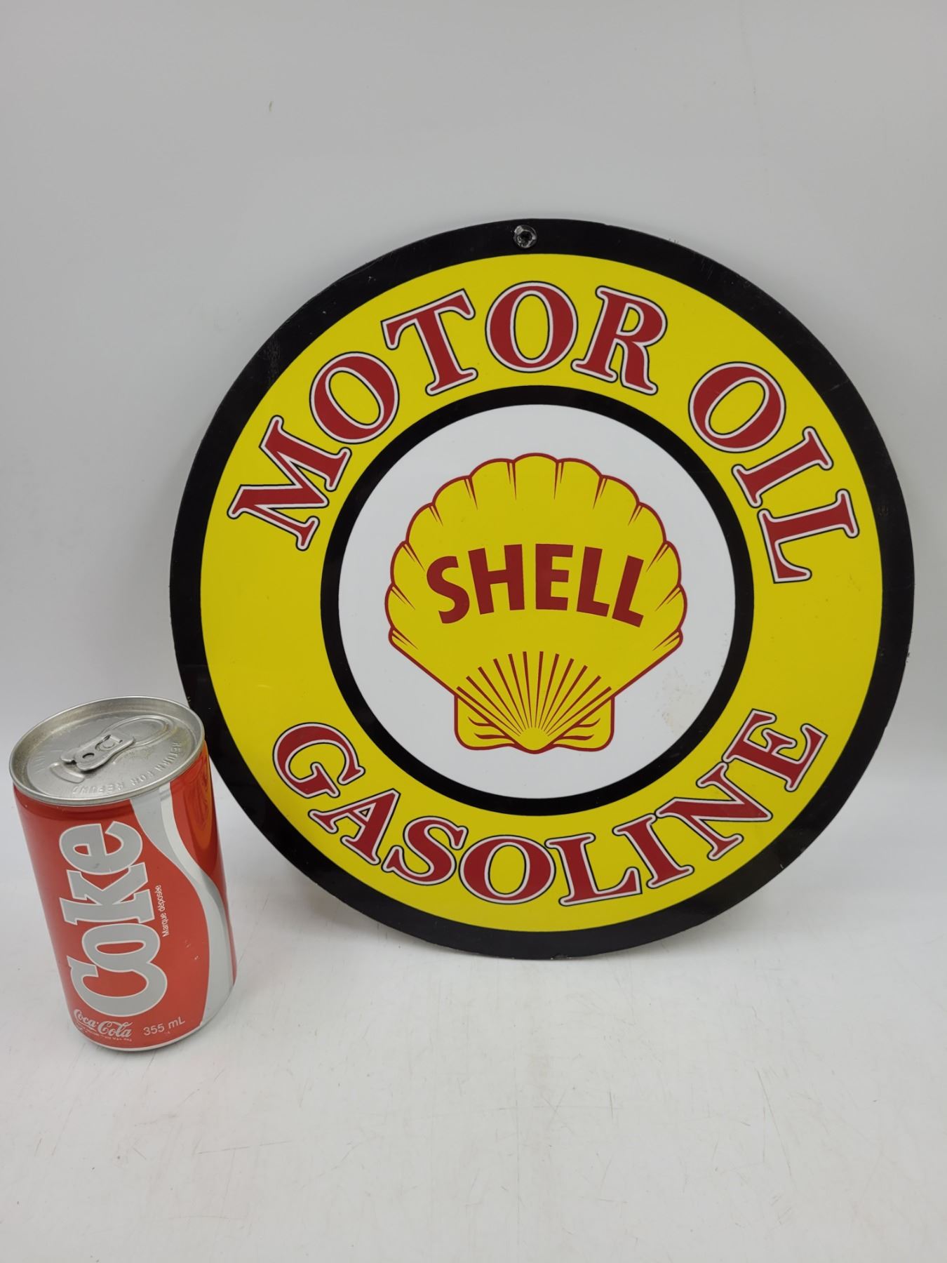 Shell Motor Oil Plastic Sign