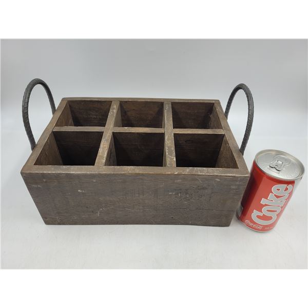 Small Wood and Iron Caddy