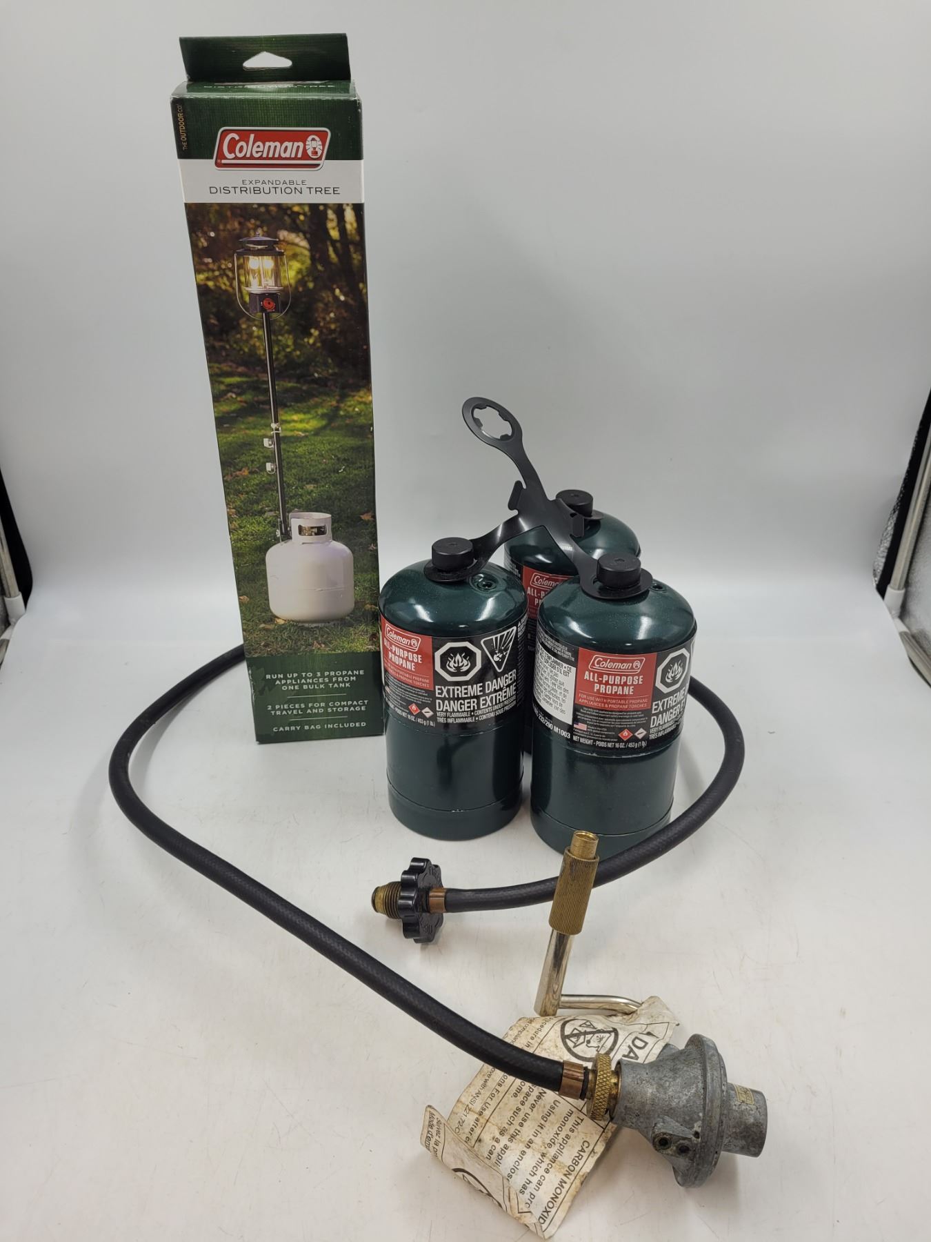 Propane, Distribution Tree, and Hose Adapter