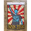 Image 1 : Misha Collins Signed Gishwhes Rebel with a Cause Flag