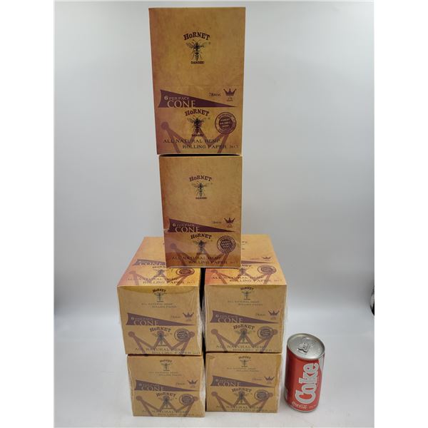 Lot of Hornet All Natural Hemp Cone Rolling Papers