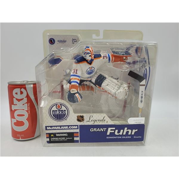 McFarlane NHL Legends Grant Fuhr Edmonton Oilers Action Figure