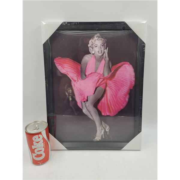 Framed Marilyn Monroe 3-D Picture