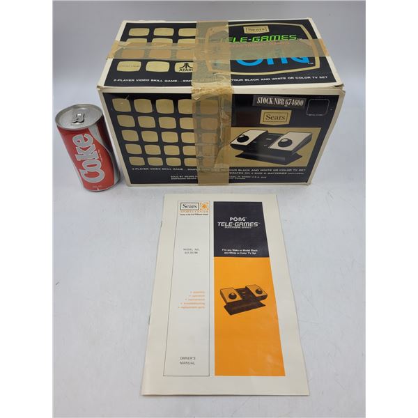 Vintage Sears Atari Pong Tele-Game Machine