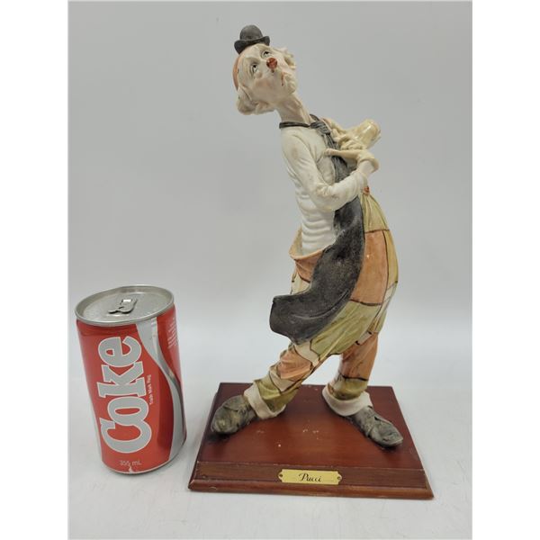 Pucci Singing Clown Ceramic Figure