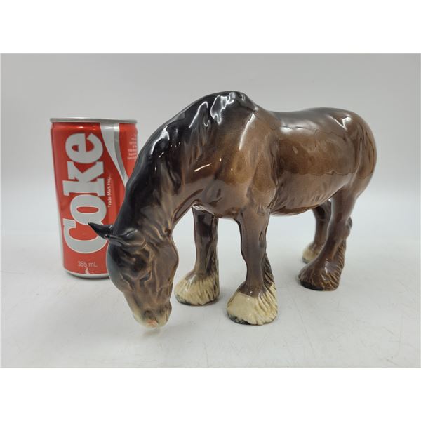 Vintage Fine Bone China Beswick Grazing Horse Made in England