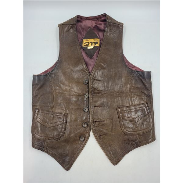 Vintage Bay Leather Vest