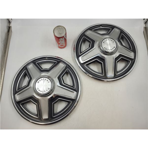 Vintage Mustang Hubcaps