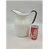 Image 1 : Vintage Enamel Drink Pitcher