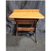 Image 3 : Antique Cast Iron and Oak Small School Desk No.5