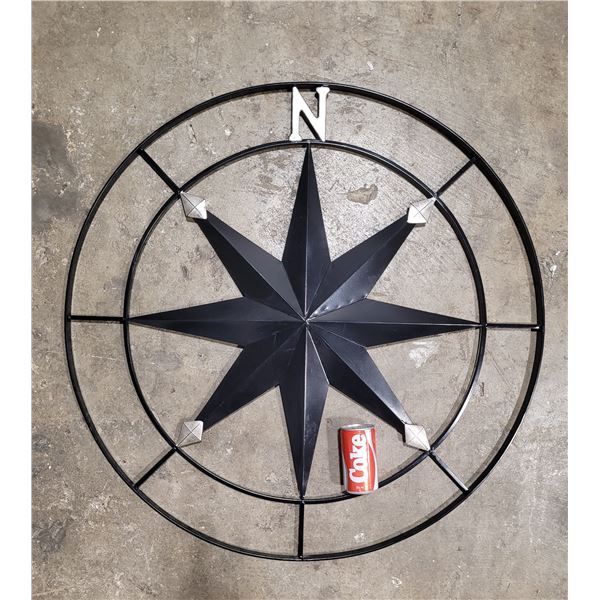 Large Metal North Star Décor