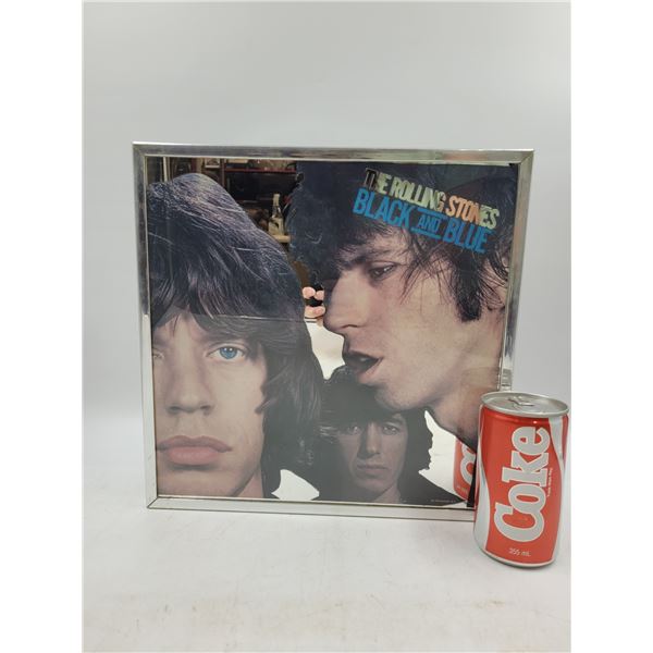 Vintage Rolling Stones Black and Blue Mirror