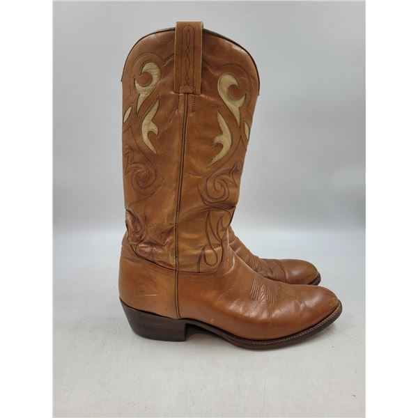 Vintage Mora Leather Cowboy Boots Size 10D