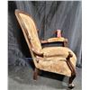 Image 2 : Victorian Mahogany Armed Parlor Chair