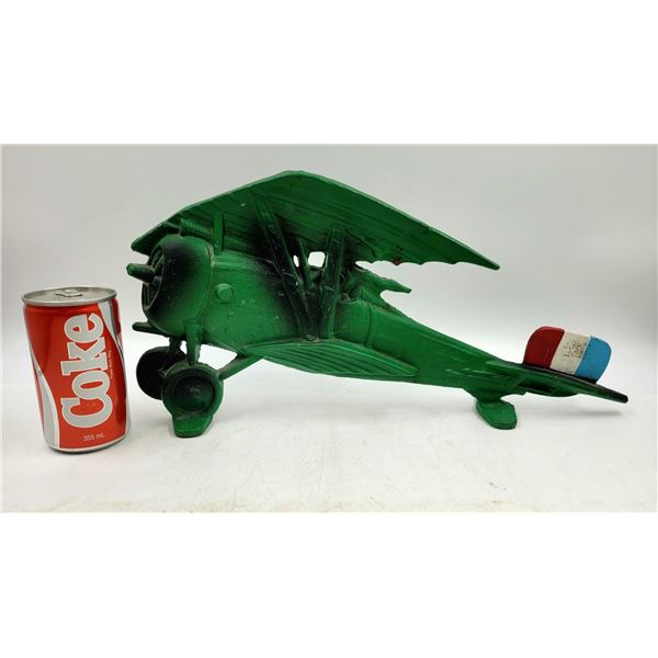 Vintage Cast Iron Plane Door Stop