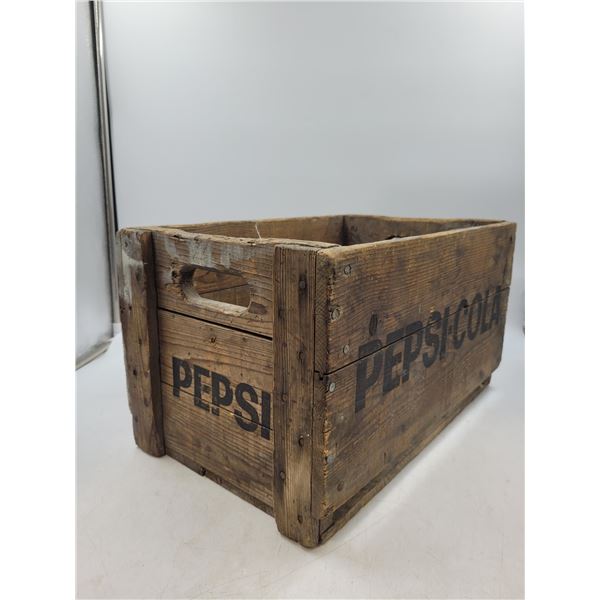 Vintage Wooden Pepsi-Cola Box