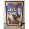 Image 1 : Vintage Framed Moscow Circus Poster