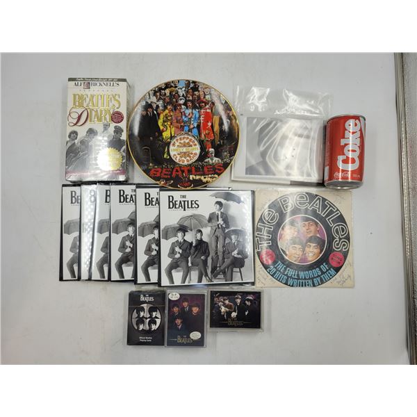 Beatles Collectors Plate/Cards and Misc
