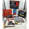 Image 1 : Car and Motorcycle Books, Calendars  and Tin Sign