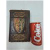 Image 1 : Antique Crest Leather Book Cover