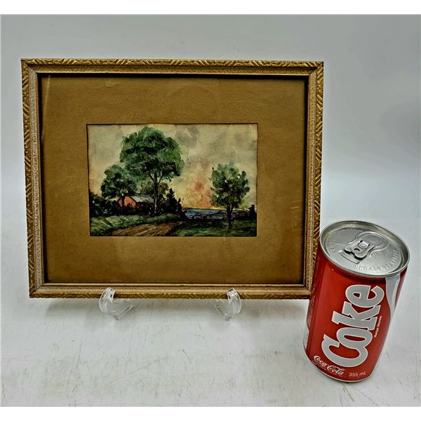 Vintage Original Water Color Painting