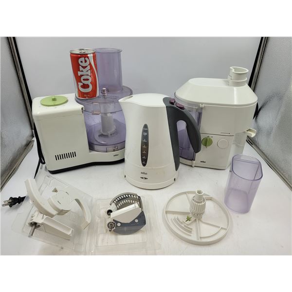 Braun Kitchen Appliance Lot