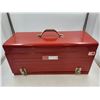 Image 2 : Craftsman 3 Tier Metal Tool box with Assorted Tools and Sockets