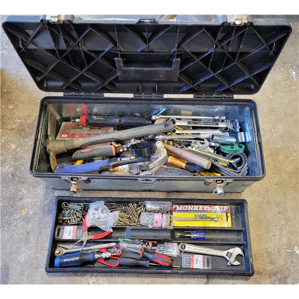 Stanley 26" Metal Tool Box with Assorted Tools