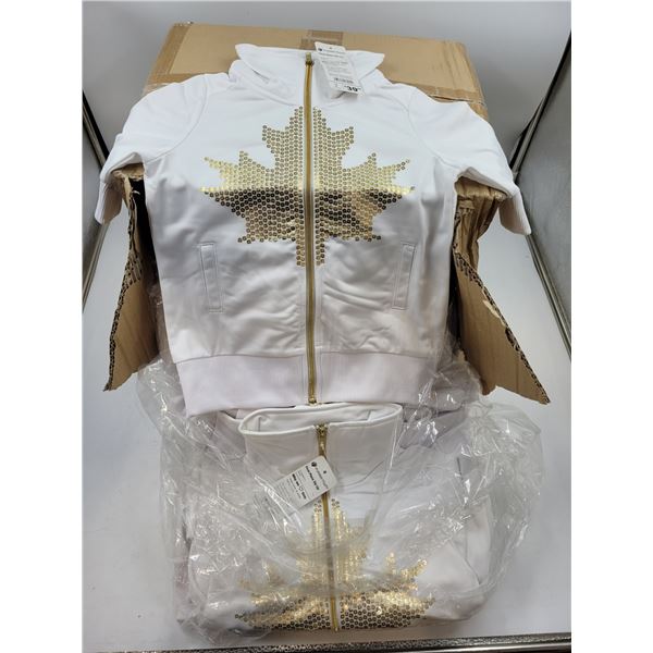 Case of Girl's Please Mum White Sequin Sweaters