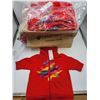 Image 1 : Case of Girl's Please Mum Red Short Sleeve Sweaters