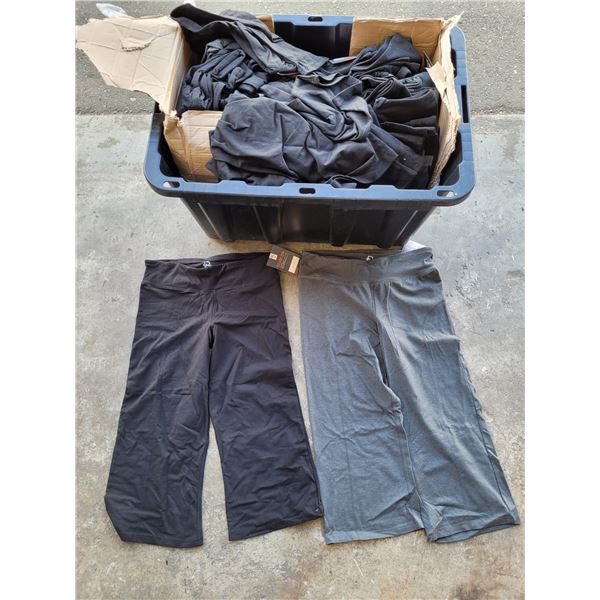 Case of Black and Charcoal Rhino Fit Yoga Capris