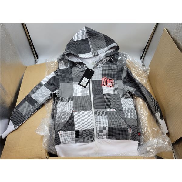 Case of Boy's Plaid Sweaters