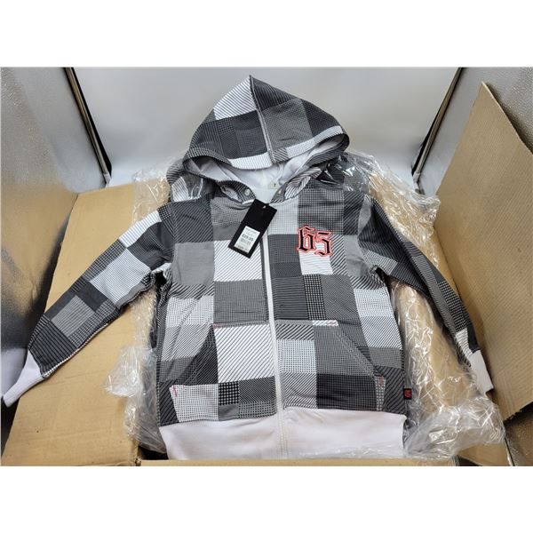 Case of Boy's Plaid Sweaters