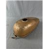 Image 1 : Vintage 15" L Metal Motor Cycle Fuel Tank