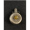 Image 1 : Silver and Genuine Stone Bottle Pendant