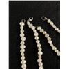 Image 2 : Genuine Pearl Necklace and Earrings