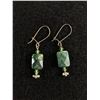 Image 2 : Genuine Gemstone Bracelet and Earrings