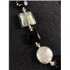 Image 2 : Silver Foil Glass Bead Necklace