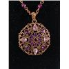 Image 2 : Purple Rhinestone Necklace