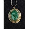 Image 2 : Circa 1950s Dragon Pendant Jade Centre and Earrings