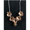 Image 2 : Pearl Color Rhinestone Necklace Set