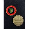 Image 2 : 2 Military Challenge Coins - Sniper & 1st Infantry Division U.S. Army