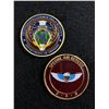 Image 1 : 2 Military Challenge Coins - C.I.F.A. Department Of Defense & Special Air Service
