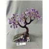 Image 1 : 10" Amethyst Tree On Amethyst Base. Retail Price $489.00