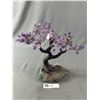 Image 2 : 10" Amethyst Tree On Amethyst Base. Retail Price $489.00